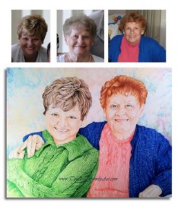 God's Blessings - Sketch Portraits - Timeless Family Art