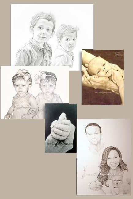 Special and Unique Gift Idea for Christmas | Sketch Portraits in Fort Worth | Timeless Family Art