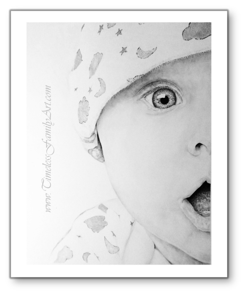 Hand Drawn Portraits From Photos Family Portrait Drawings Texas Timeless Family Art
