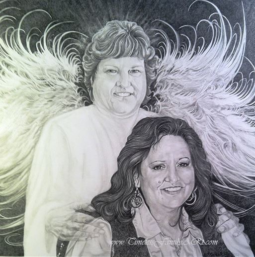 Memorial Sketch Portraits in Fort Worth, TX | Timeless Family Art