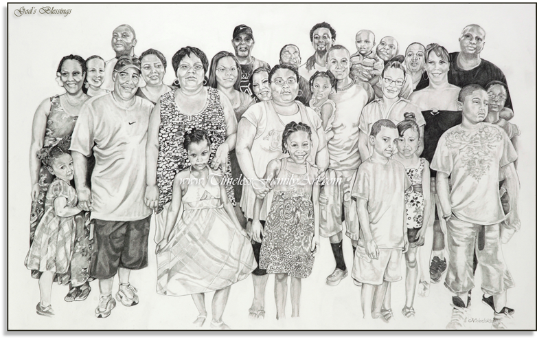 10 cool options for custom family portraits | Custom family portrait, Family  drawing, Custom portraits